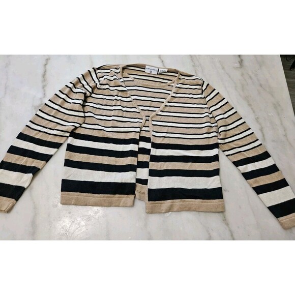 Kathy Ireland Sweater Pullover Womens Striped, Size Extra Large - Picture 1 of 8